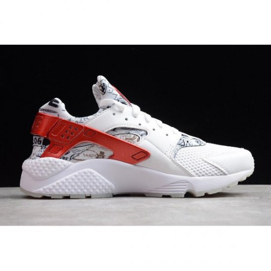 Nike Air Huarache Run Qs Beyaz / Kırmızı Spor Ayakkabı Türkiye - 5B2WQHL2